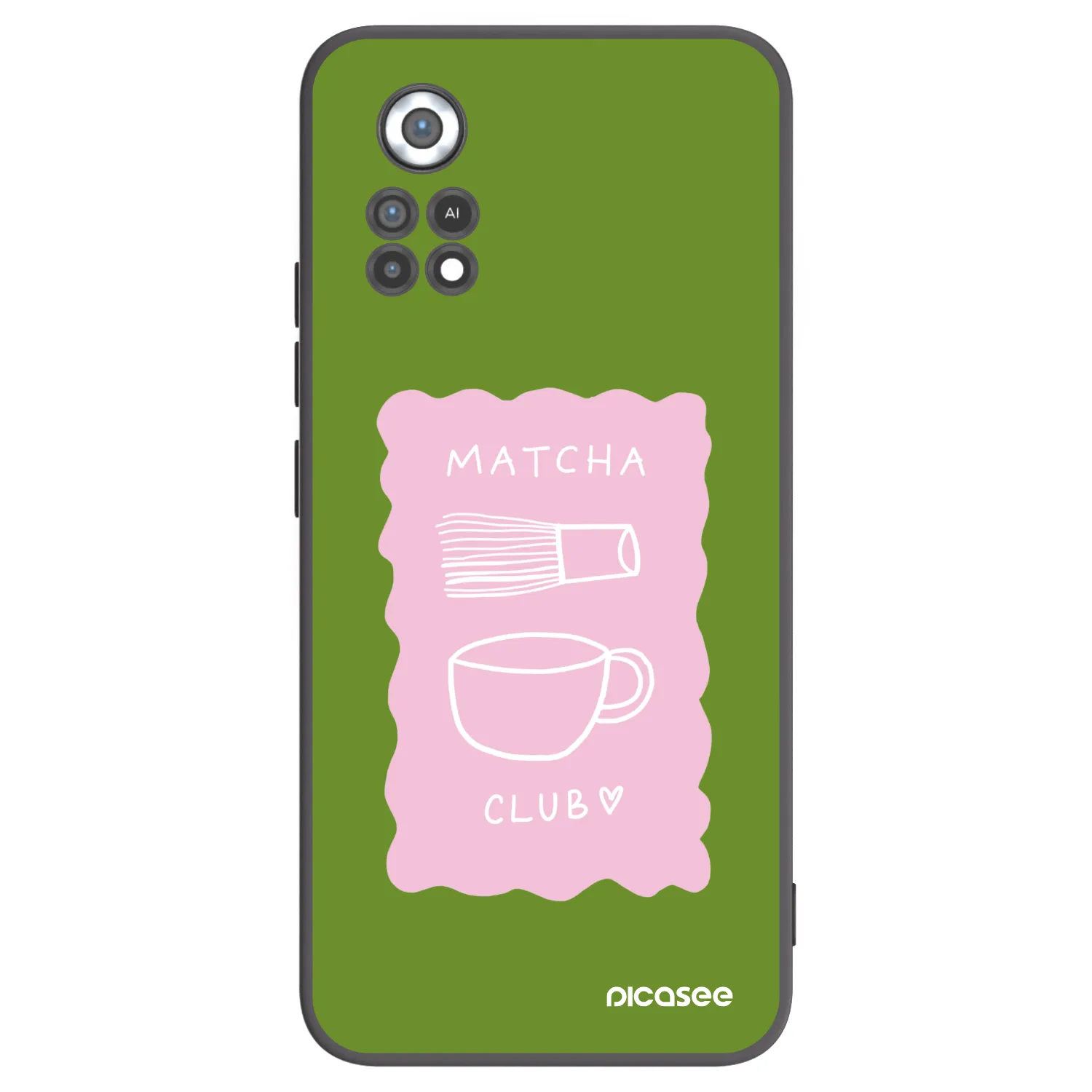 Picasee silikonowe czarne etui na Xiaomi Poco X4 Pro 5G - Matcha club