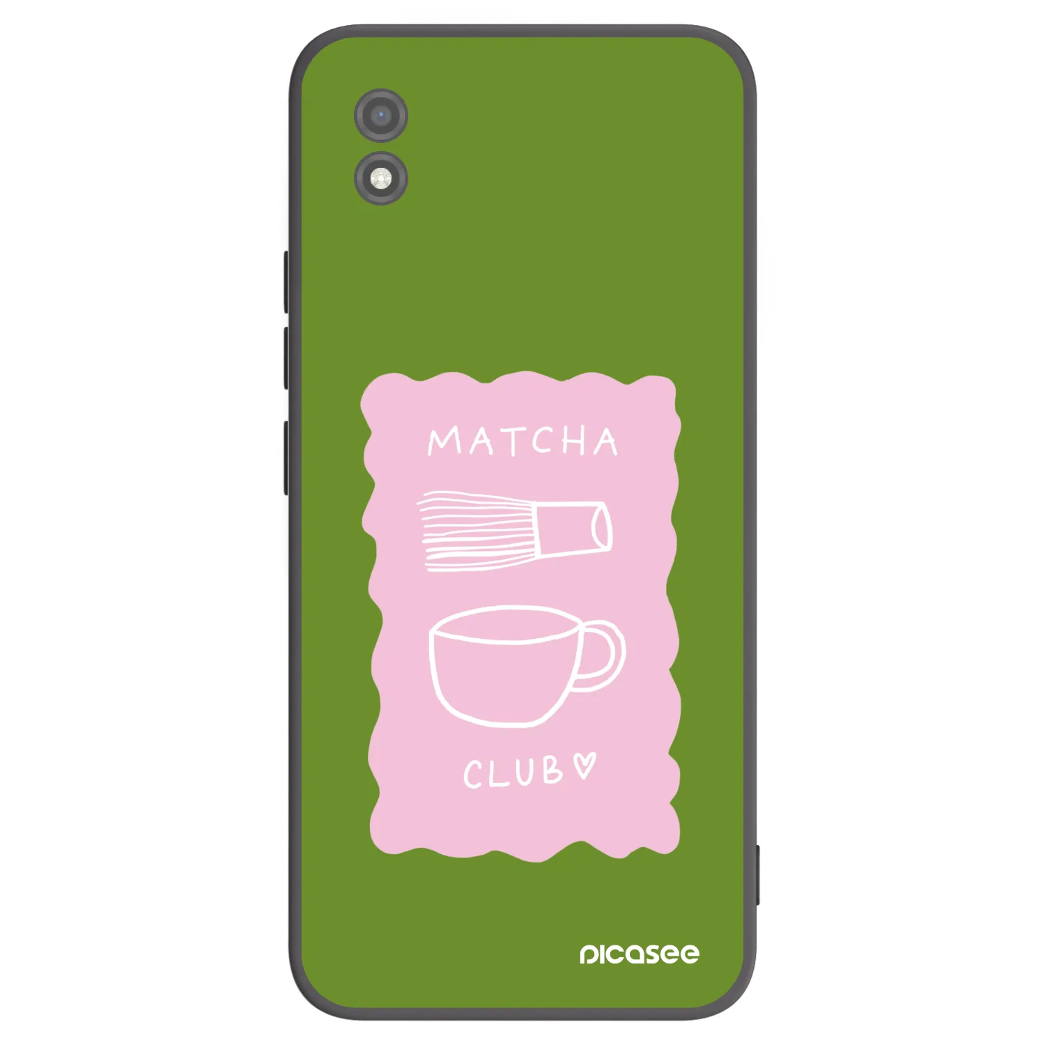 Picasee silikonowe czarne etui na Realme C11 (2021) - Matcha club