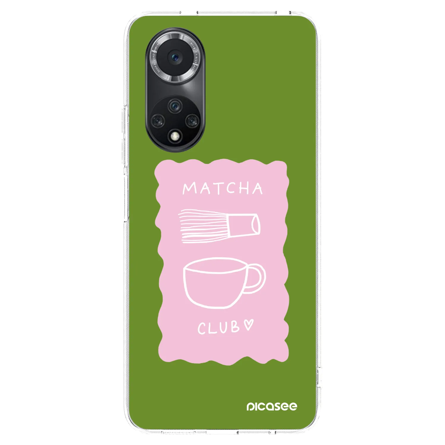 Picasee silikonowe przeźroczyste etui na Huawei Nova 9 SE - Matcha club