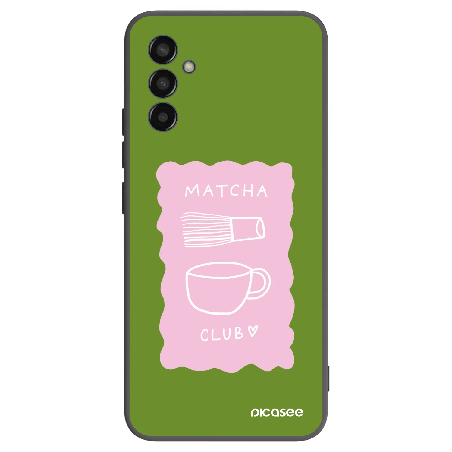 Picasee silikonowe czarne etui na Samsung Galaxy M13 M135F - Matcha club