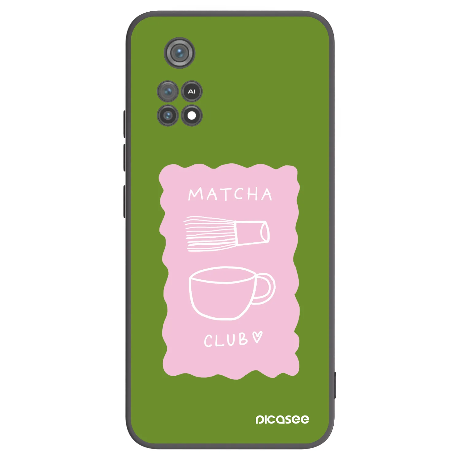 Picasee silikonowe czarne etui na Xiaomi Poco M4 Pro - Matcha club