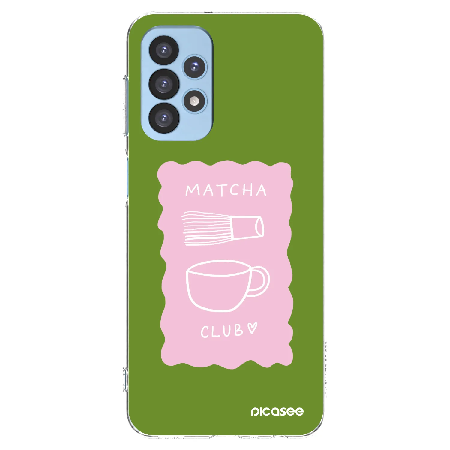 Picasee silikonowe przeźroczyste etui na Samsung Galaxy A23 A235F 4G - Matcha club