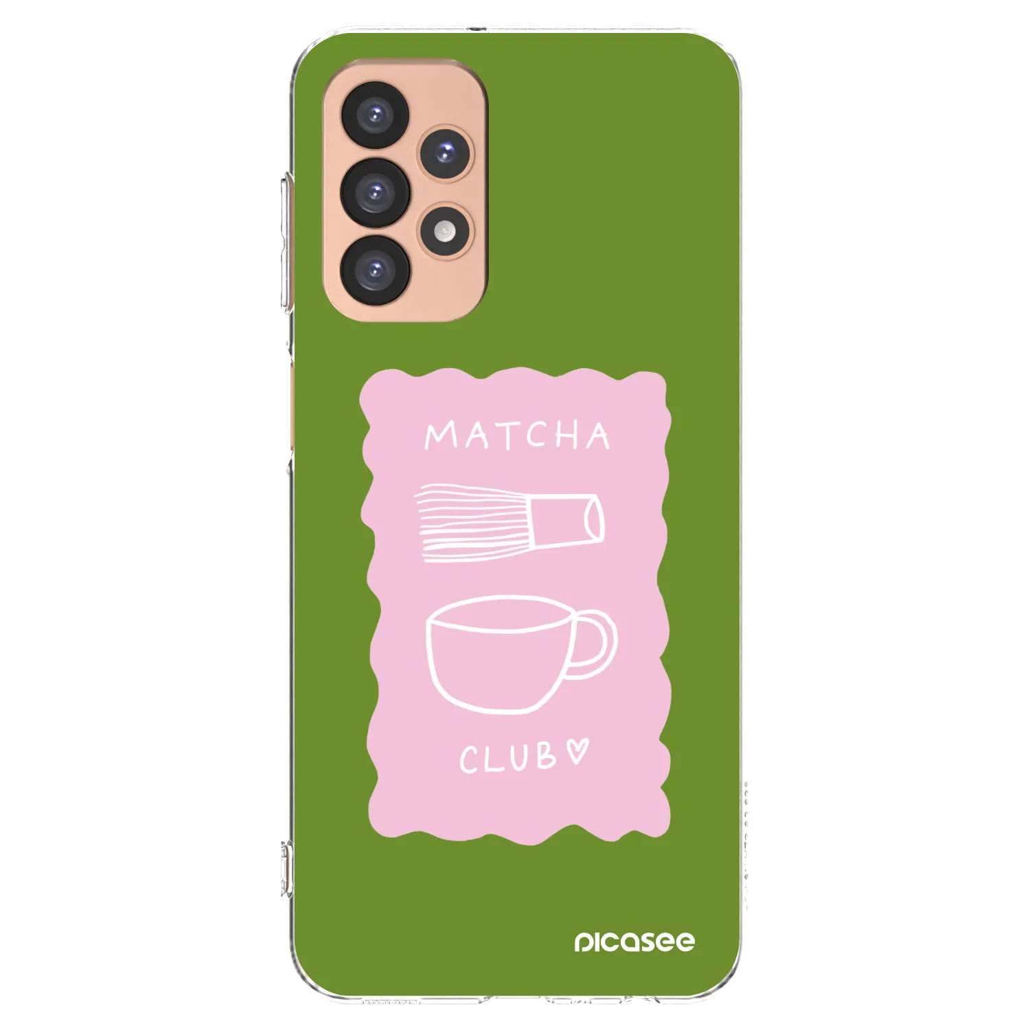 Picasee silikonowe przeźroczyste etui na Samsung Galaxy A23 A236B 5G - Matcha club