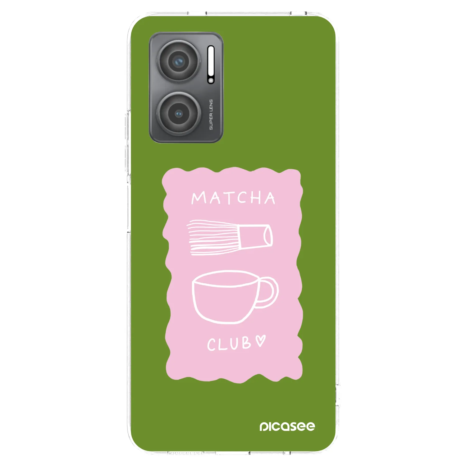 Picasee silikonowe przeźroczyste etui na Xiaomi Redmi 10 5G - Matcha club