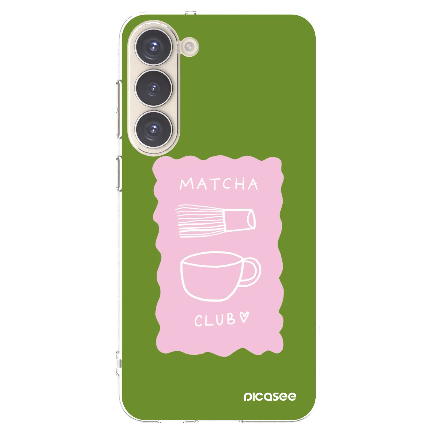 Picasee silikonowe przeźroczyste etui na Samsung Galaxy S23+ 5G - Matcha club