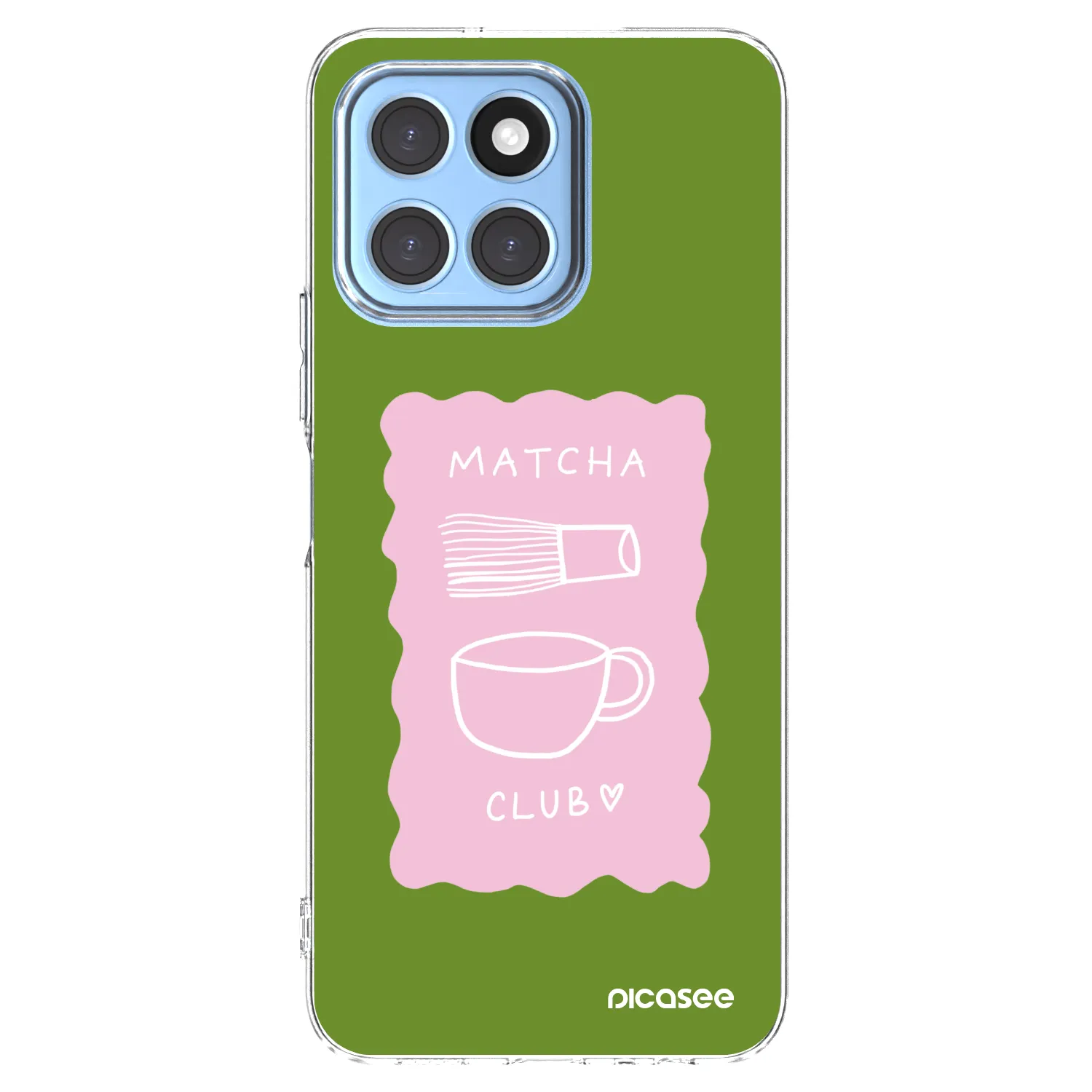 Picasee silikonowe przeźroczyste etui na Honor X6 - Matcha club