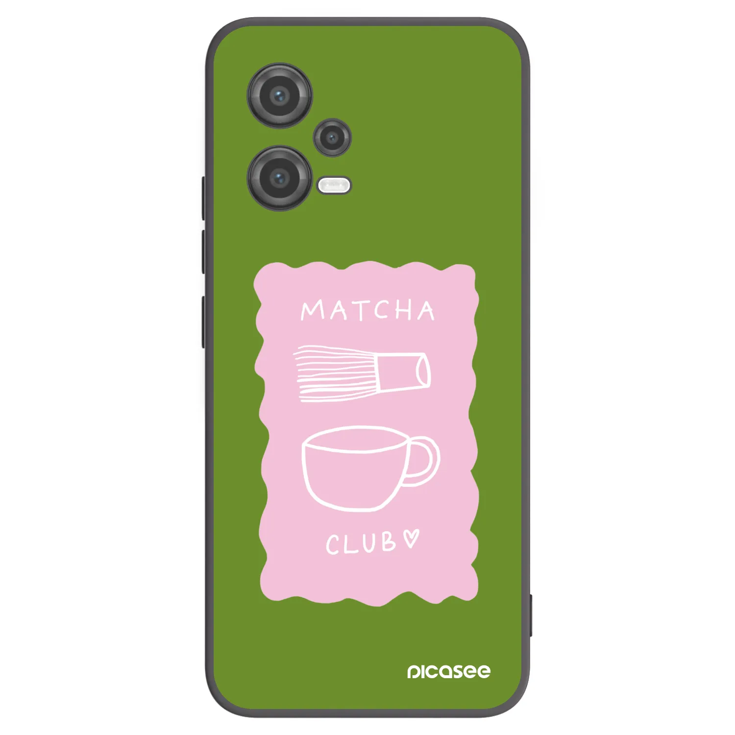 Picasee silikonowe czarne etui na Xiaomi Poco X5 - Matcha club