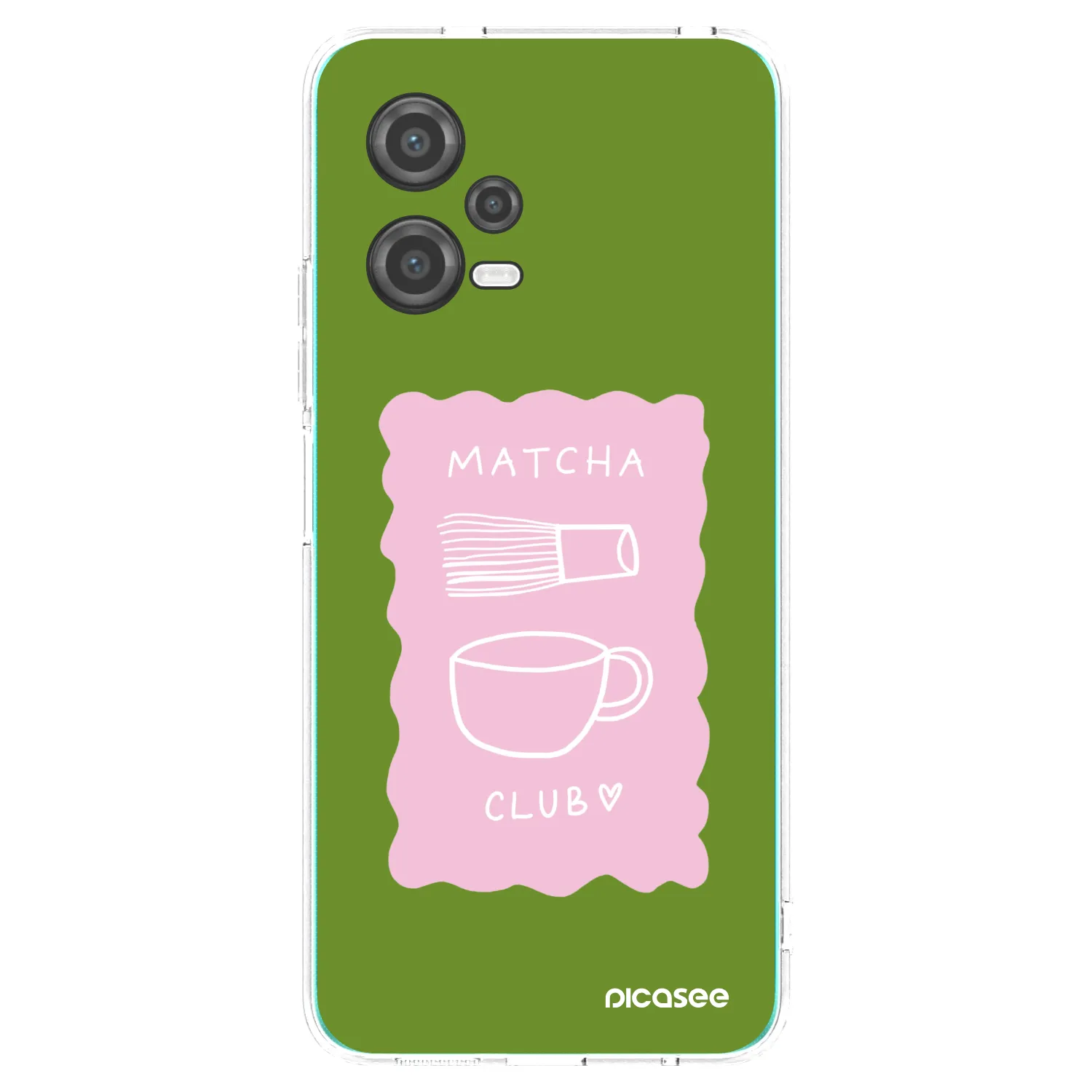 Picasee silikonowe przeźroczyste etui na Xiaomi Poco X5 - Matcha club