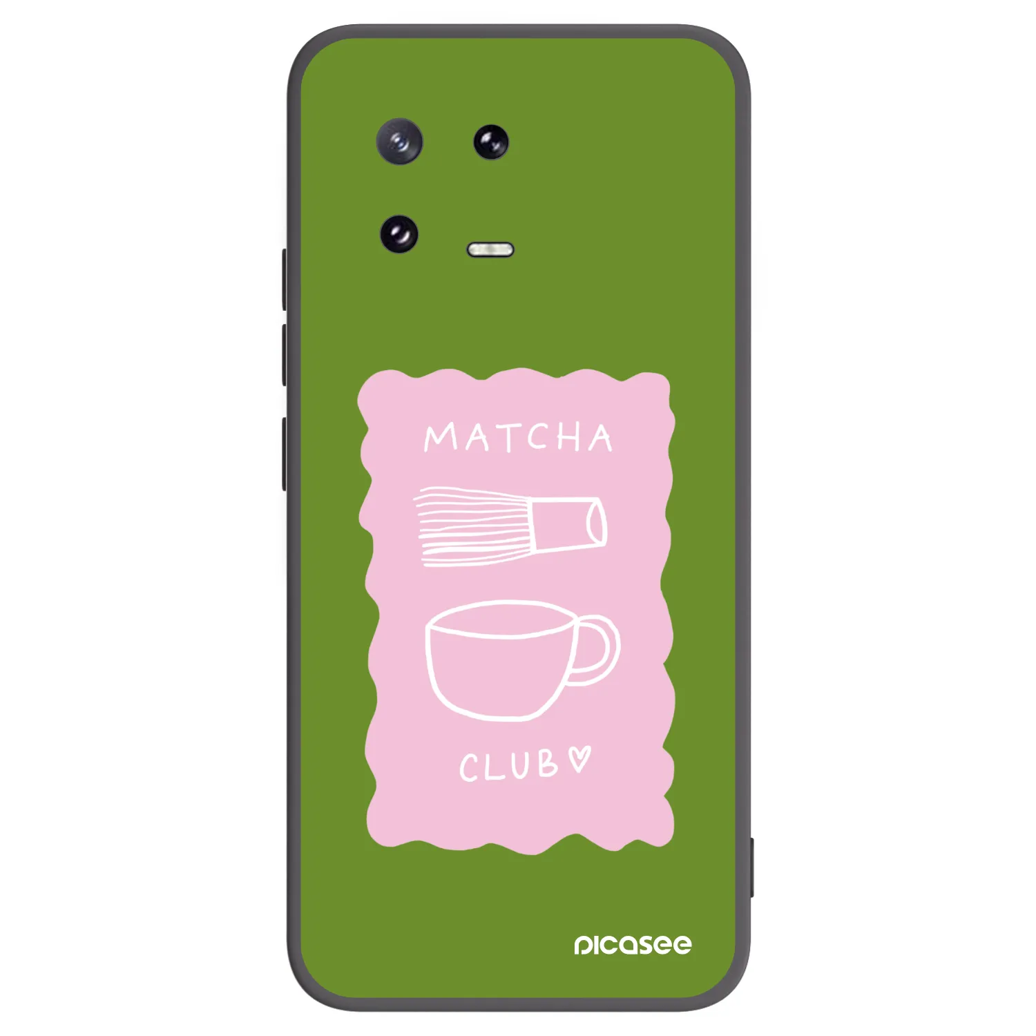 Picasee silikonowe czarne etui na Xiaomi 13 Pro - Matcha club