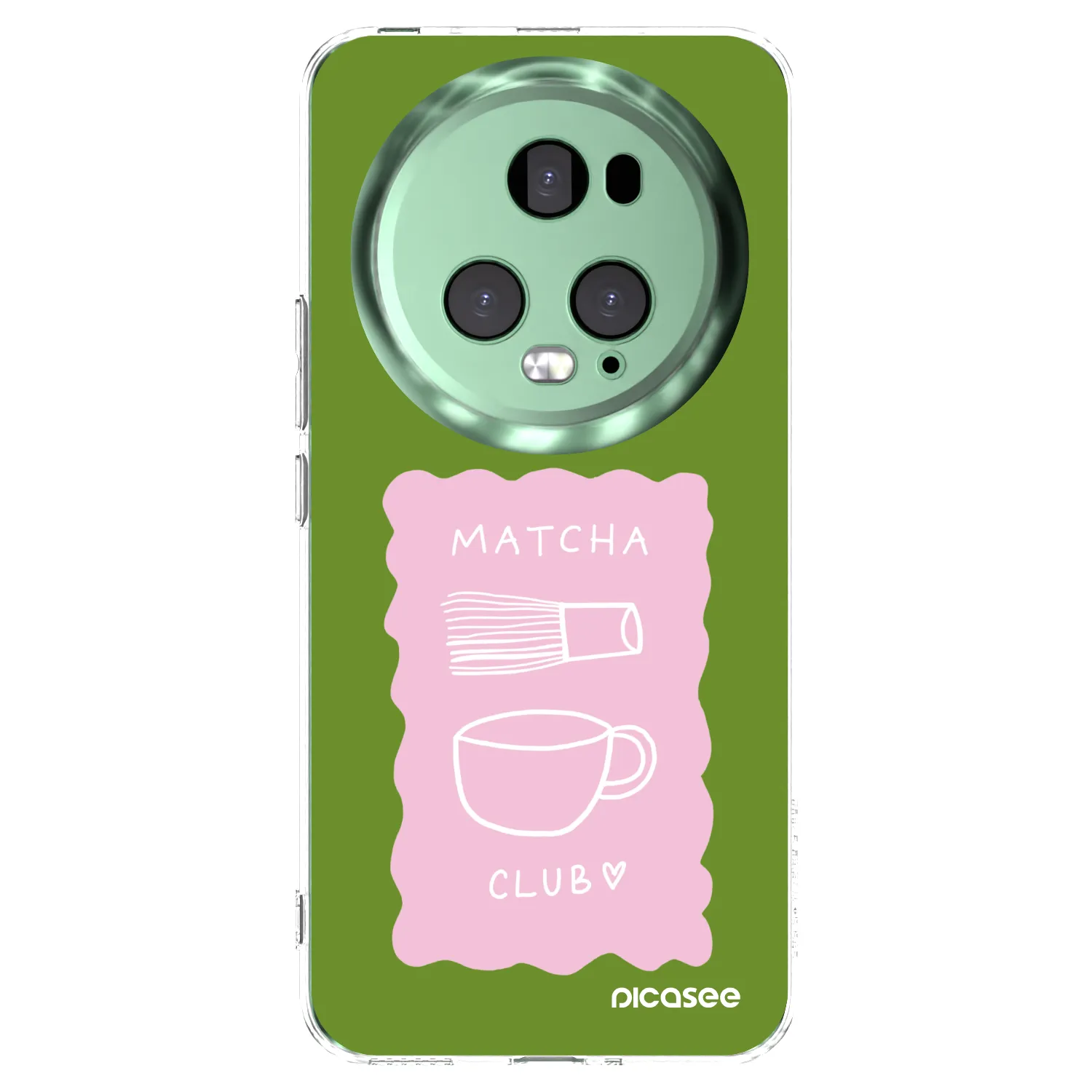 Picasee silikonowe przeźroczyste etui na Honor Magic5 Pro - Matcha club