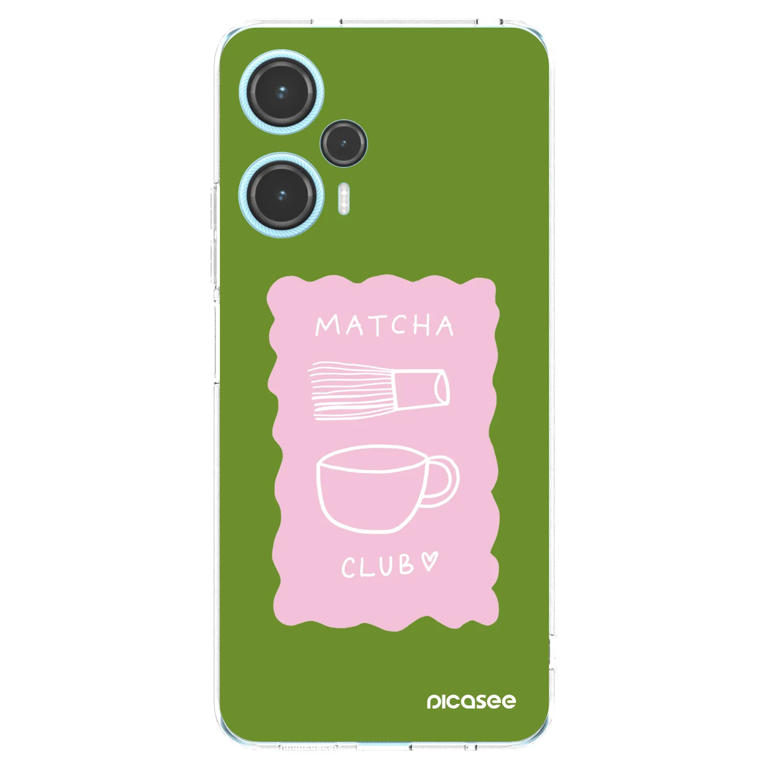 Picasee silikonowe przeźroczyste etui na Xiaomi Poco F5 - Matcha club