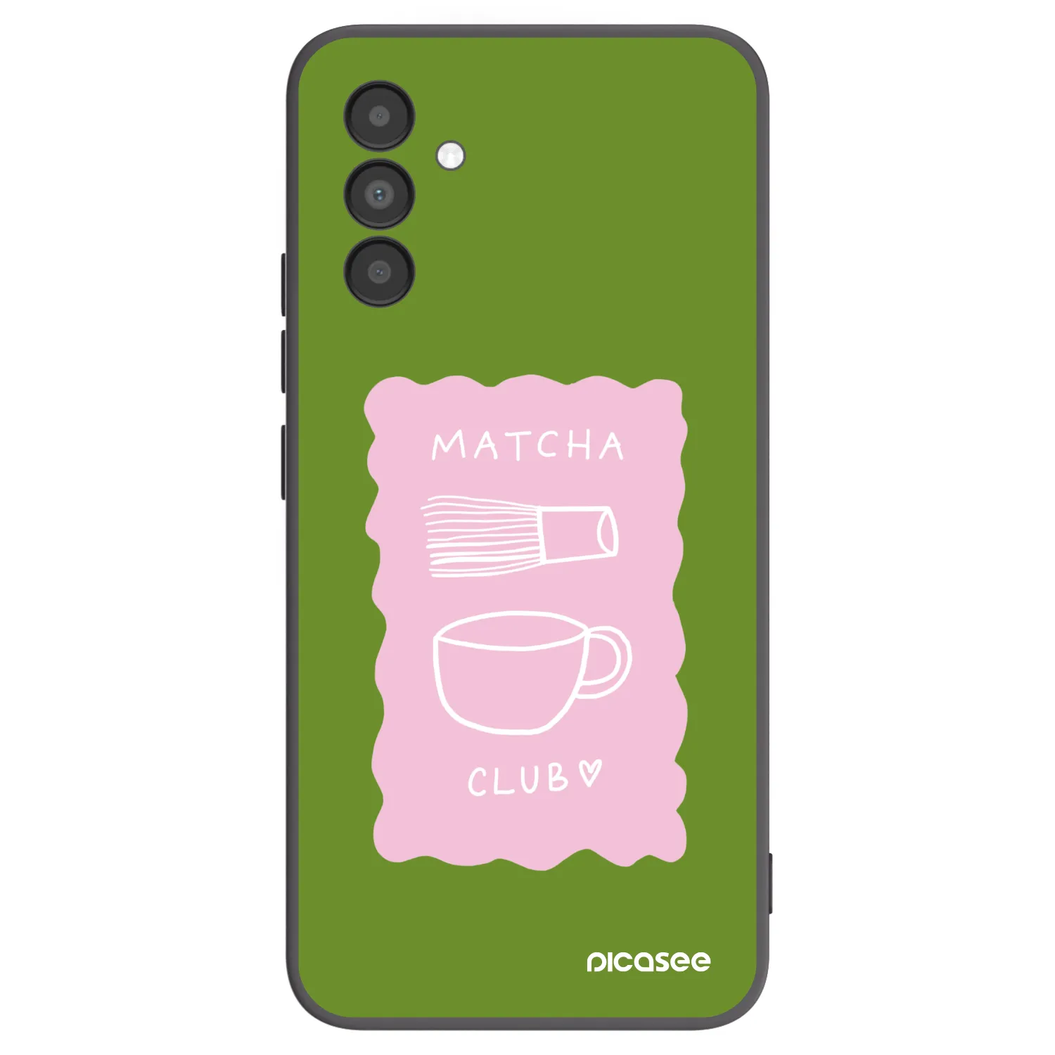 Picasee silikonowe czarne etui na Samsung Galaxy A04s A047F - Matcha club