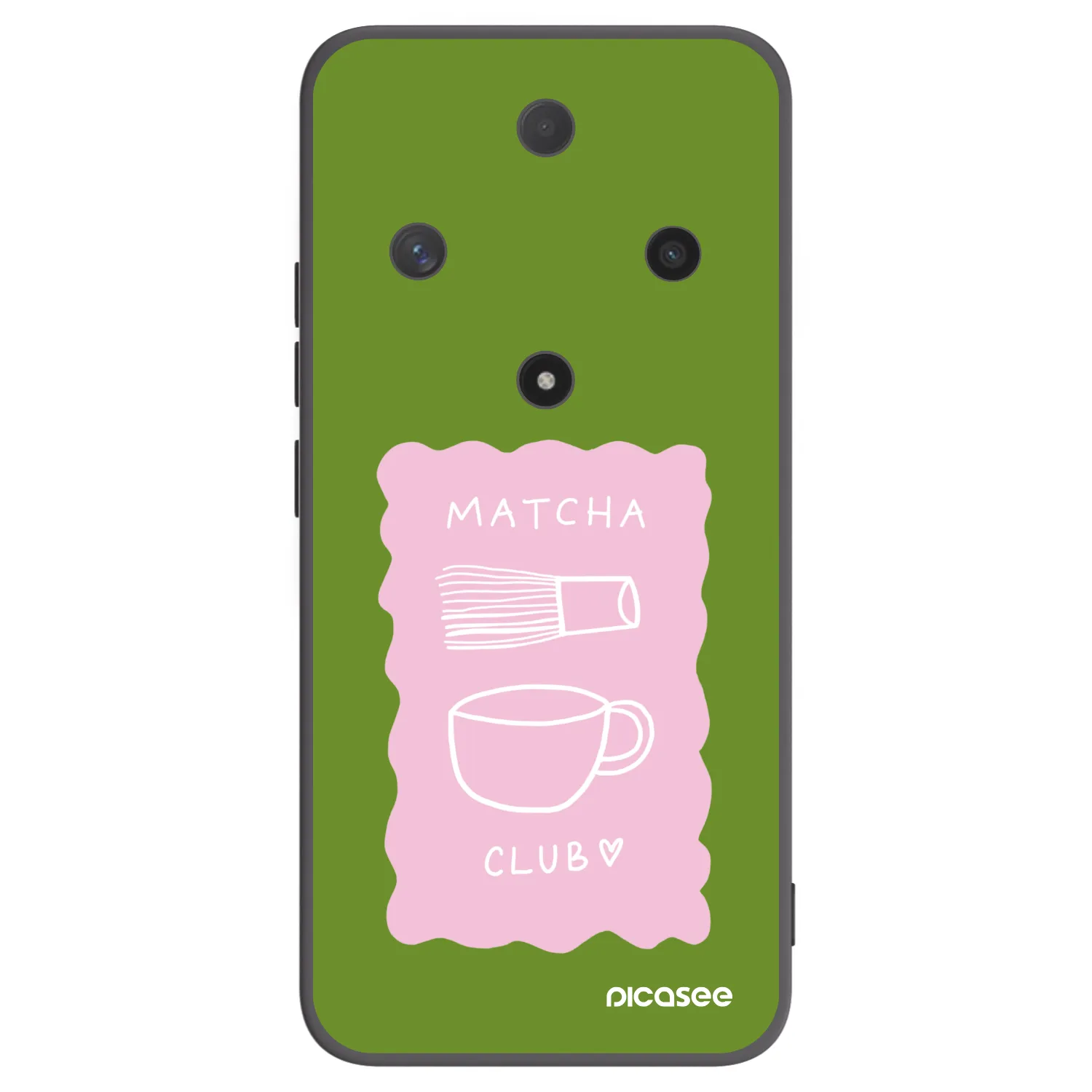 Picasee silikonowe czarne etui na Honor Magic6 Lite 5G - Matcha club