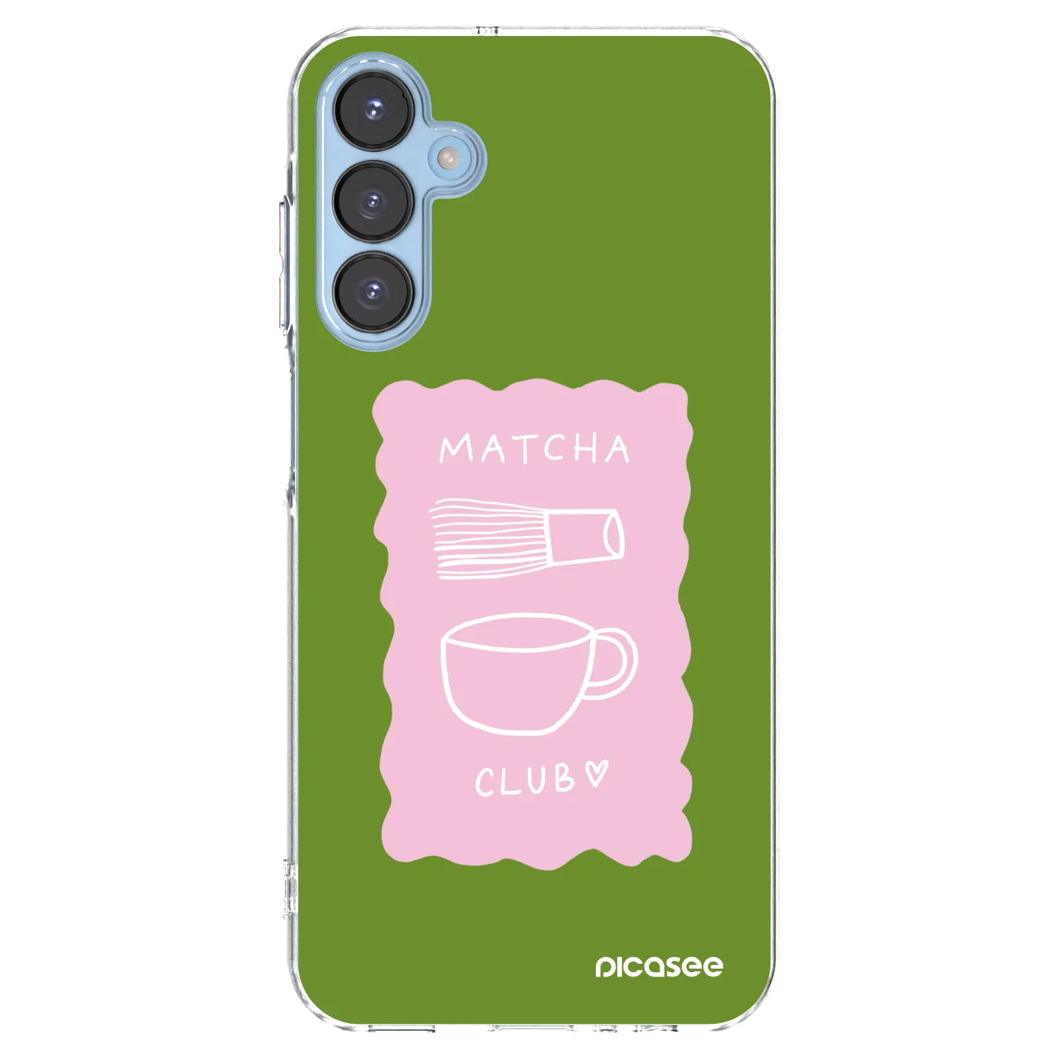 Picasee silikonowe przeźroczyste etui na Samsung Galaxy A15 A156B 5G - Matcha club