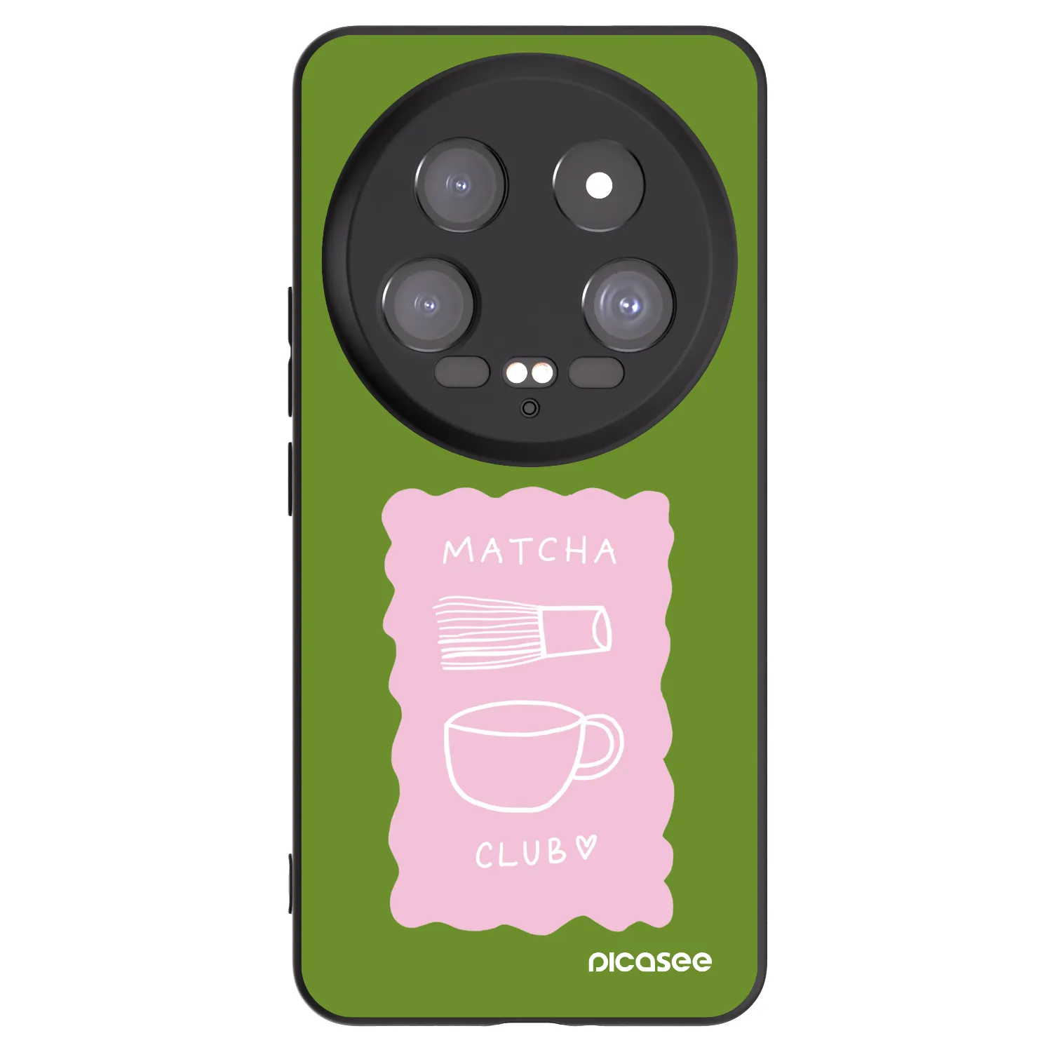 Picasee silikonowe czarne etui na Xiaomi 14 Ultra - Matcha club
