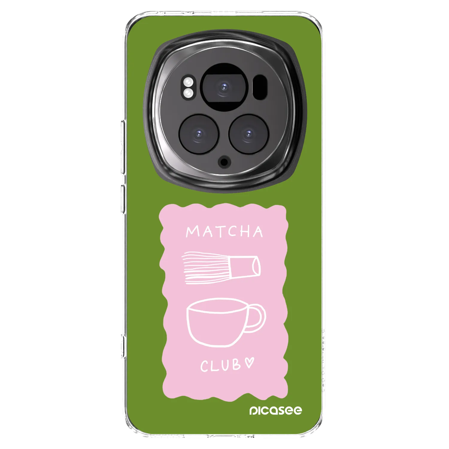 Picasee silikonowe przeźroczyste etui na Honor Magic6 Pro - Matcha club