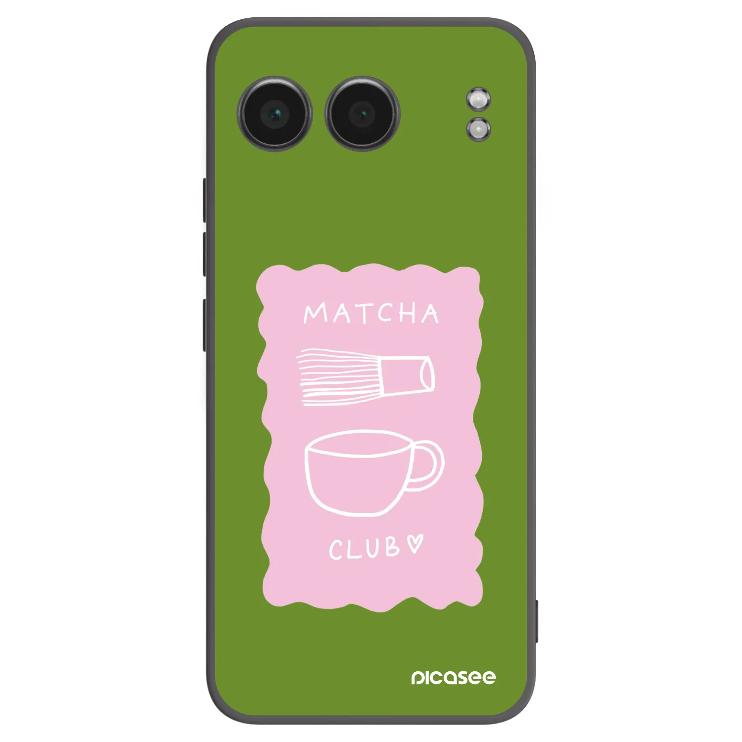 Picasee silikonowe czarne etui na OnePlus Nord 4 - Matcha club