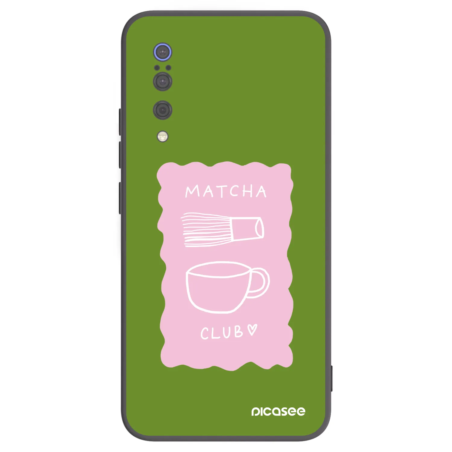 Picasee silikonowe czarne etui na Xiaomi Mi 9 - Matcha club