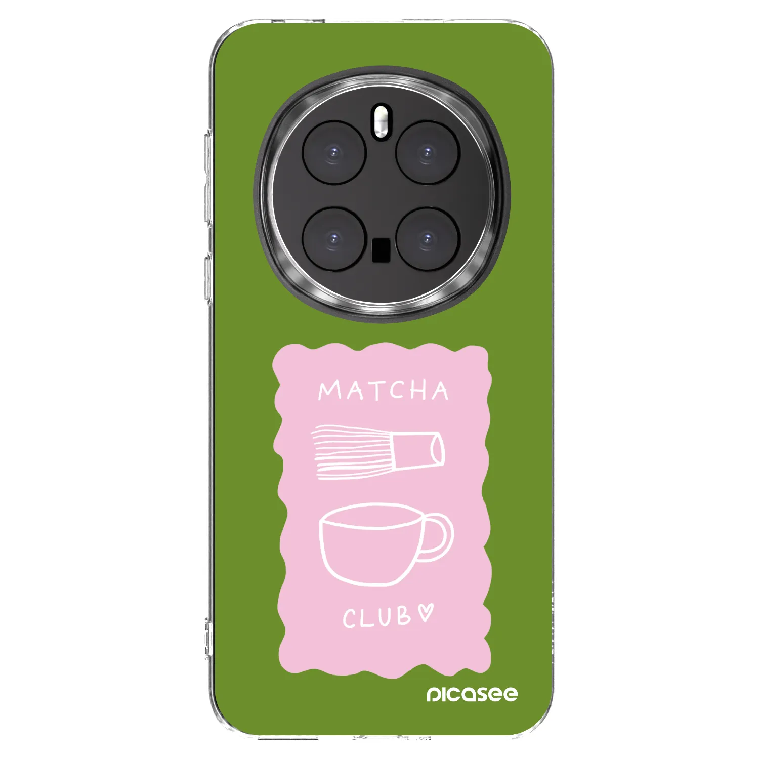 Picasee silikonowe przeźroczyste etui na Honor Magic7 Pro 5G - Matcha club
