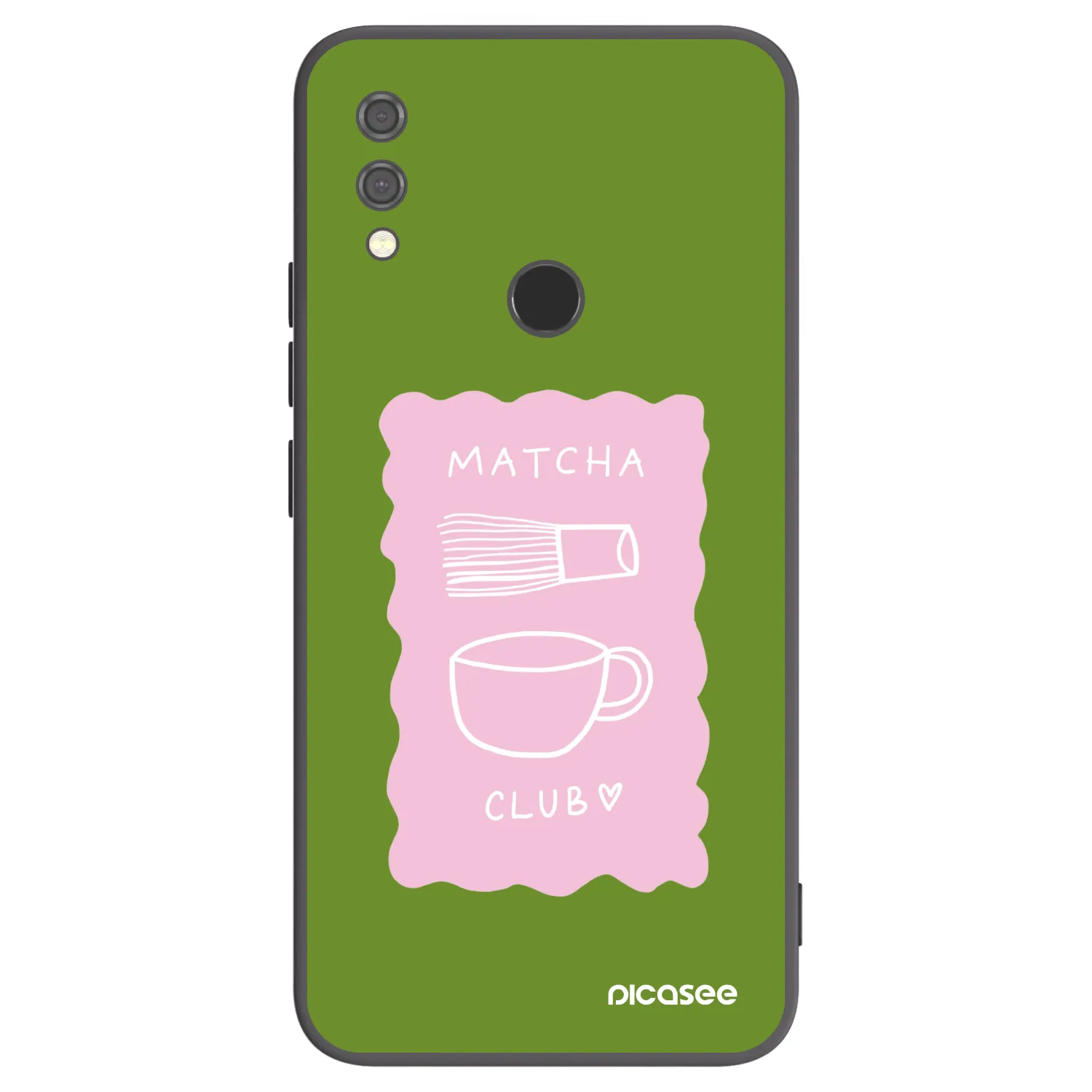 Picasee silikonowe czarne etui na Xiaomi Redmi Note 7 - Matcha club