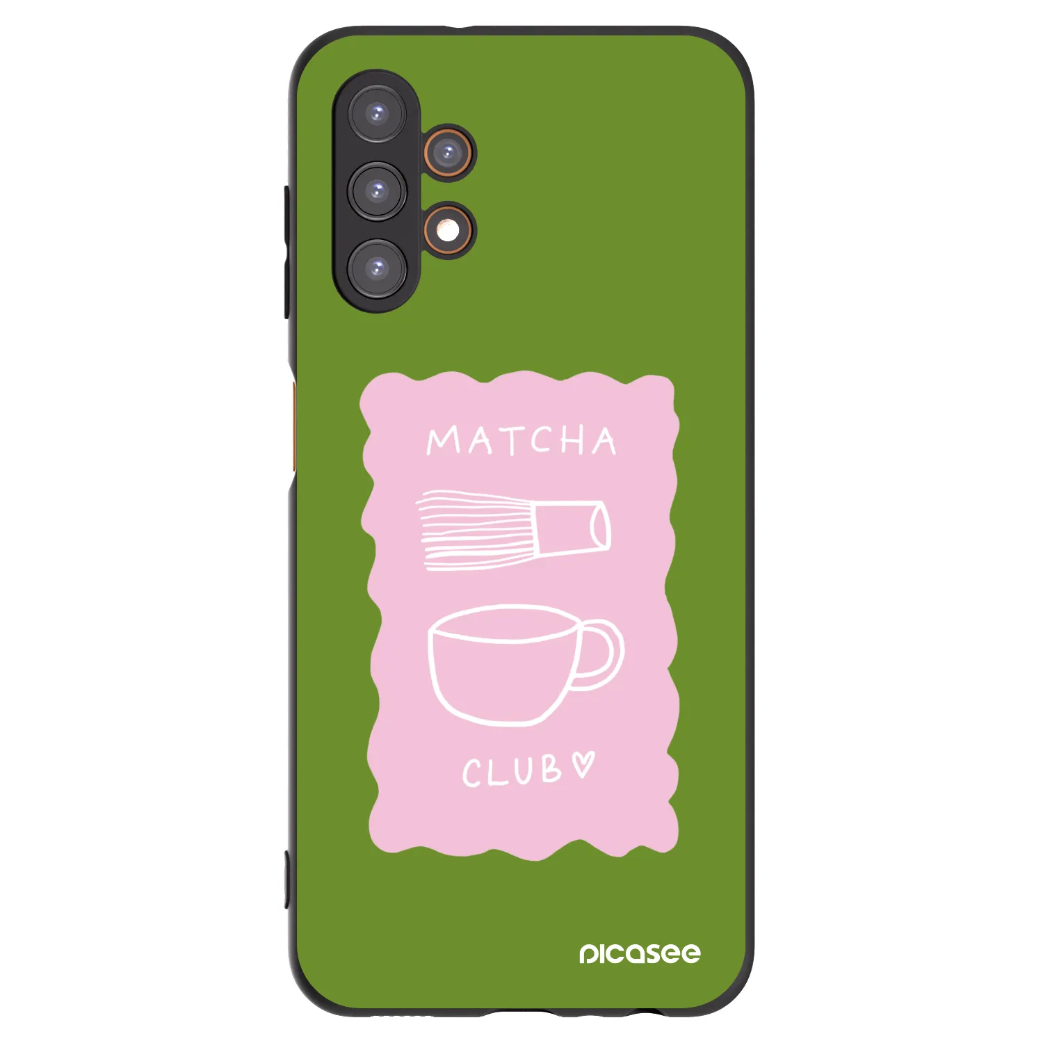 Picasee silikonowe czarne etui na Samsung Galaxy A13 5G - Matcha club