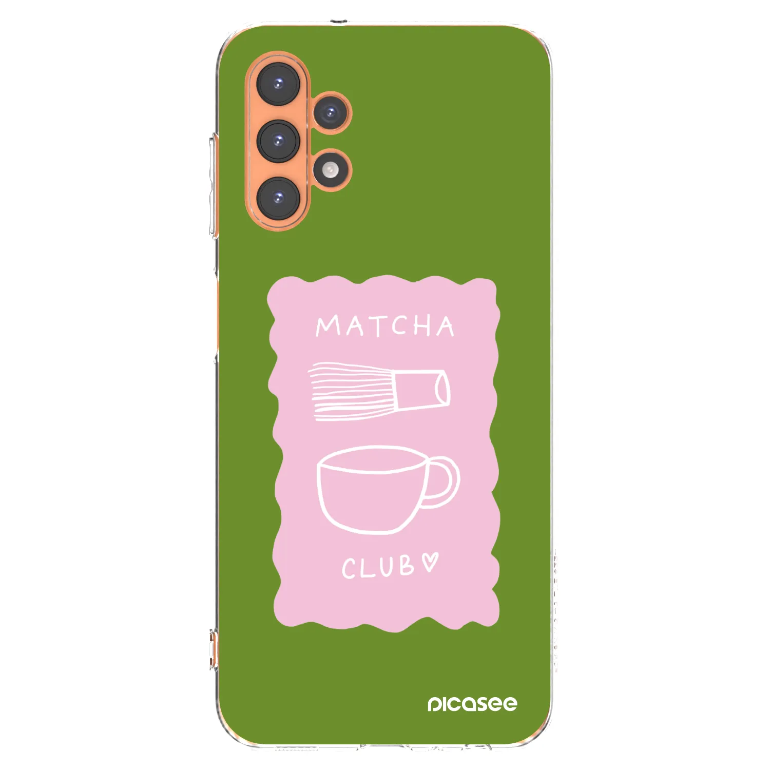 Picasee silikonowe przeźroczyste etui na Samsung Galaxy A13 5G - Matcha club