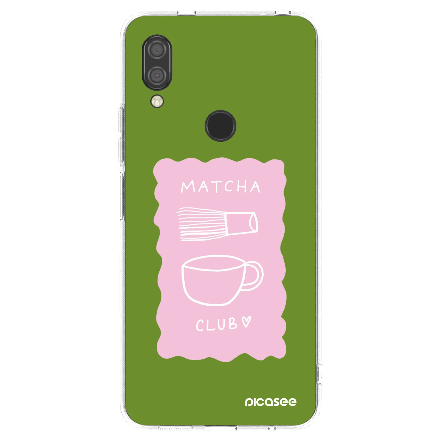 Picasee silikonowe przeźroczyste etui na Xiaomi Redmi 7 - Matcha club
