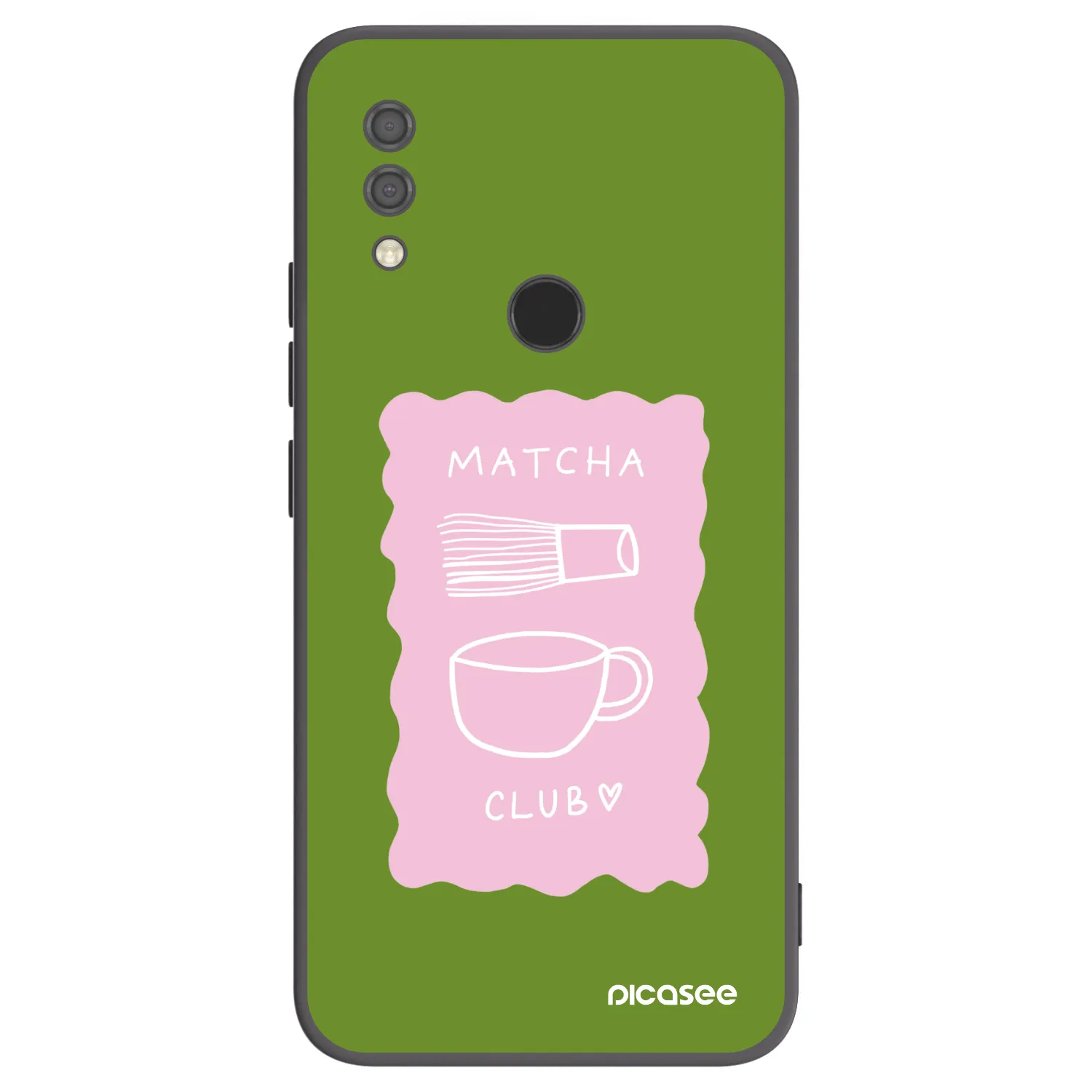 Picasee silikonowe czarne etui na Xiaomi Redmi 7 - Matcha club