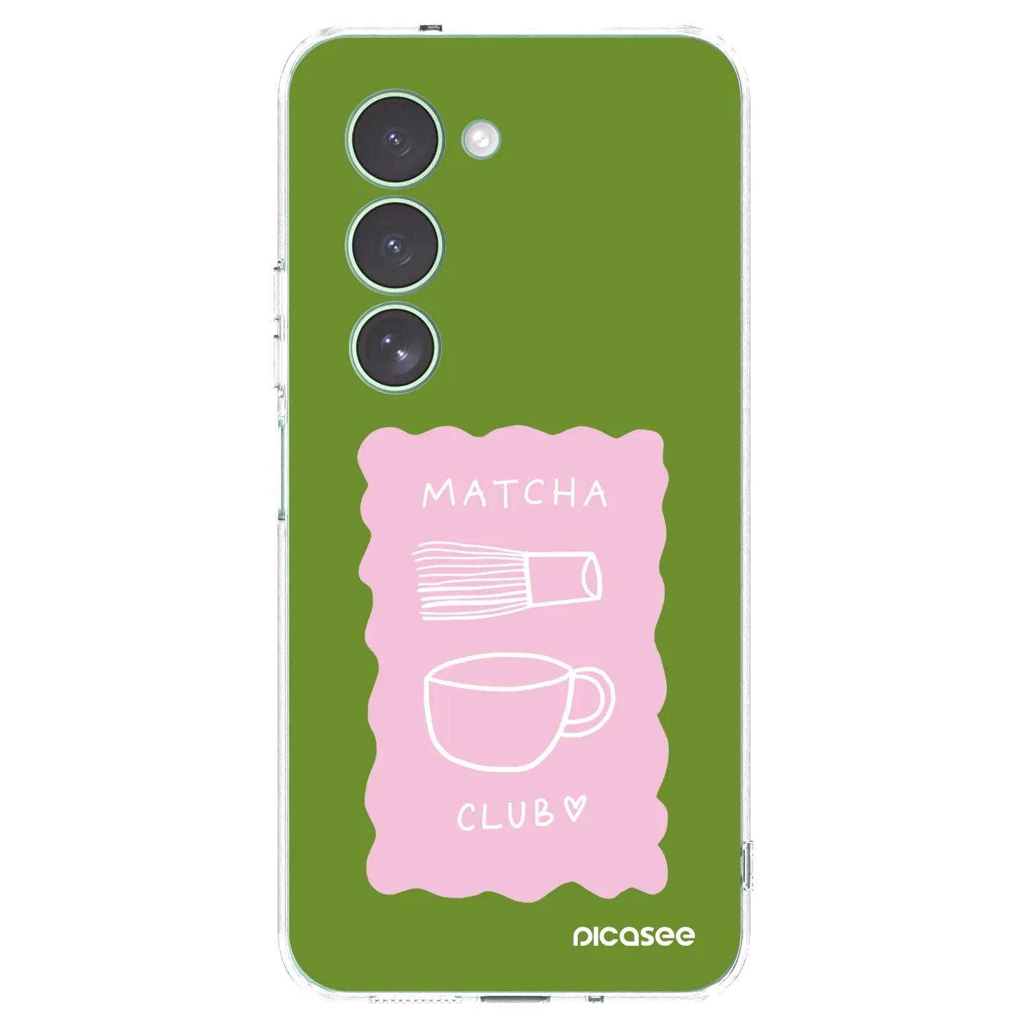 Picasee silikonowe przeźroczyste etui na Xiaomi Redmi 15 5G - Matcha club