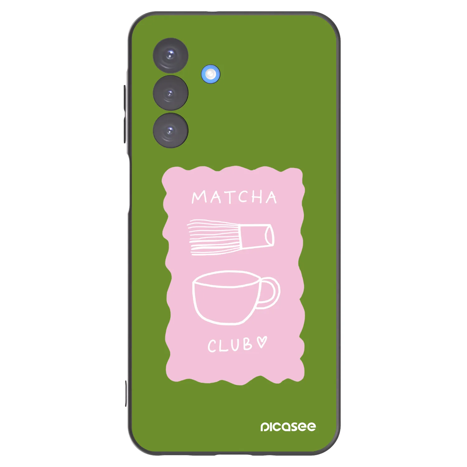 Picasee silikonowe czarne etui na Samsung Galaxy A17 5G - Matcha club