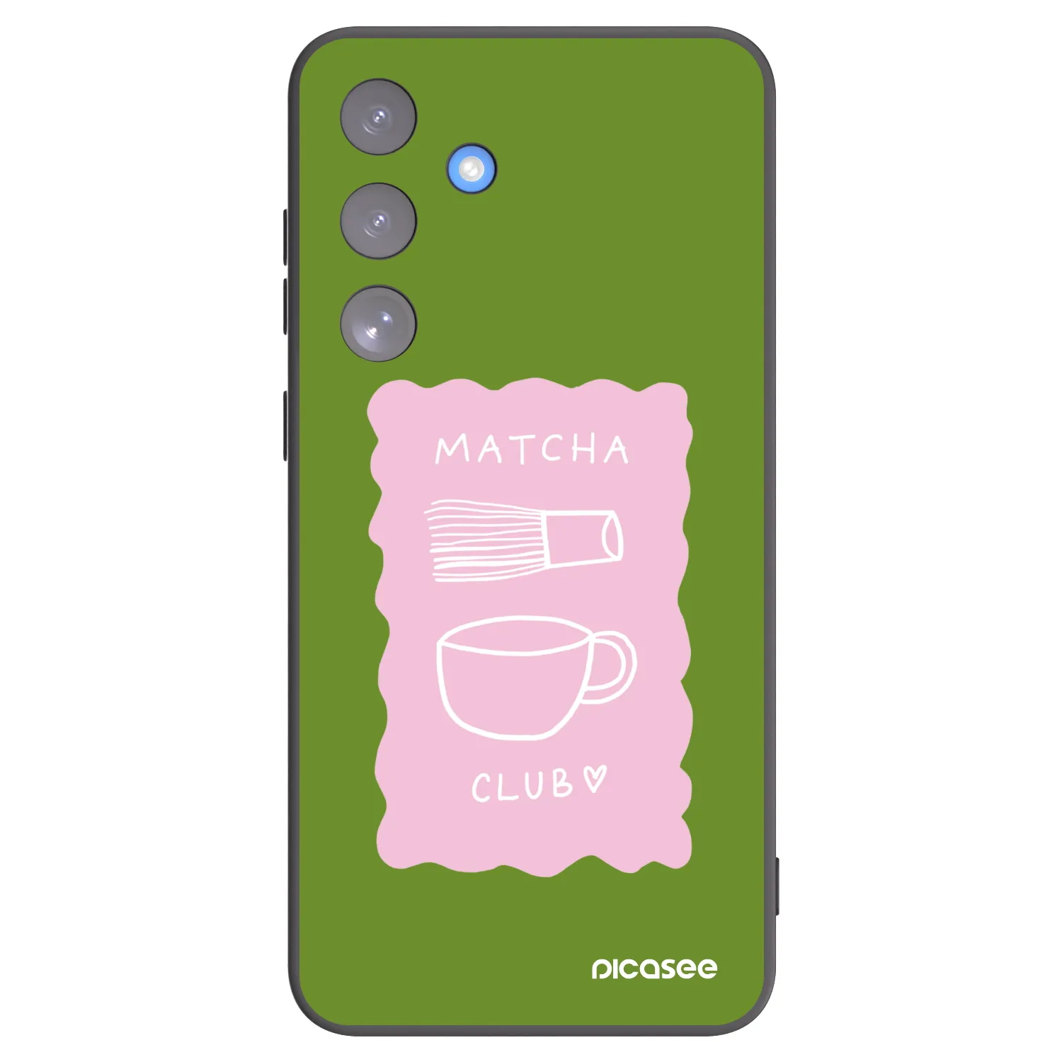 Picasee silikonowe czarne etui na Samsung Galaxy S25 FE 5G - Matcha club