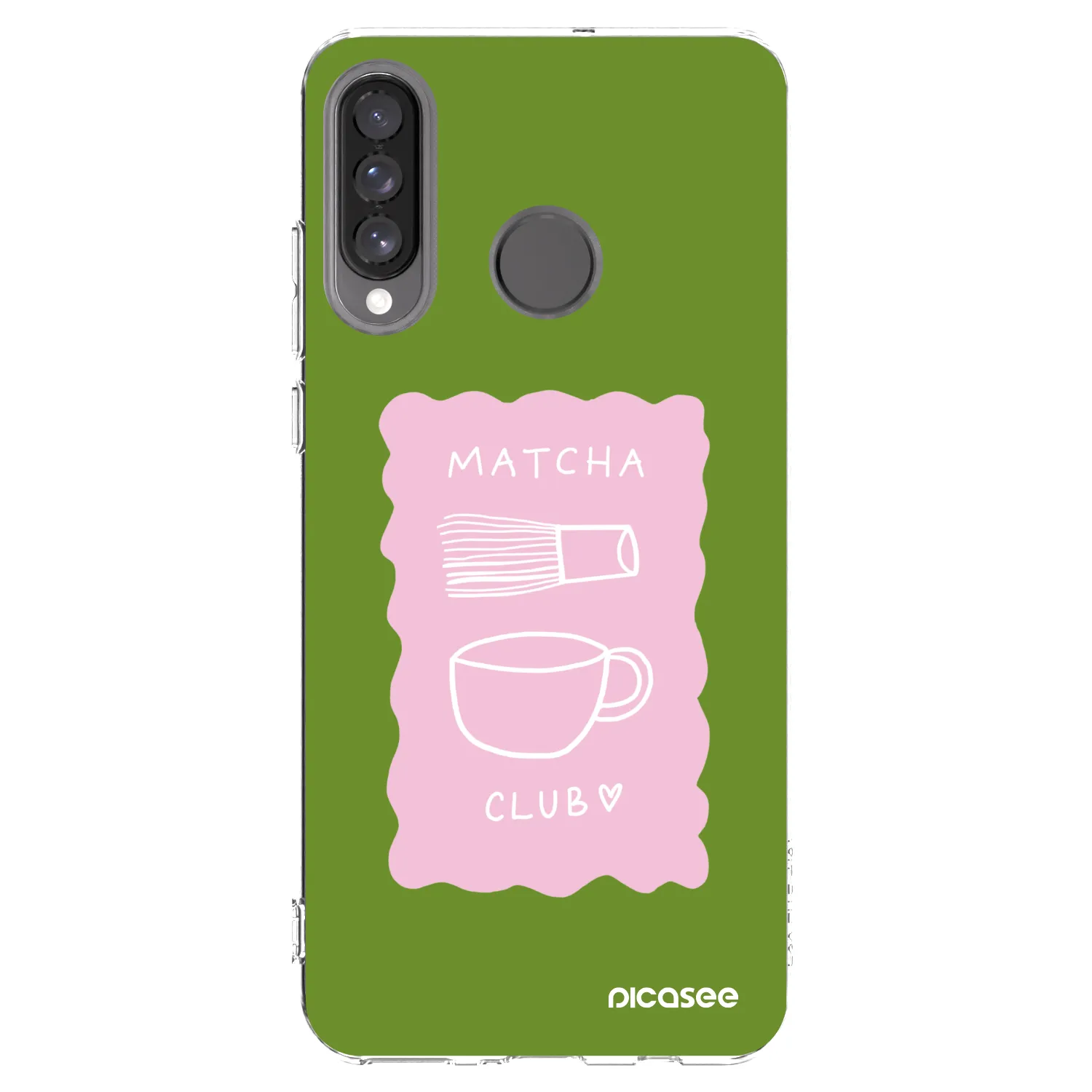 Picasee silikonowe przeźroczyste etui na Huawei P30 Lite - Matcha club