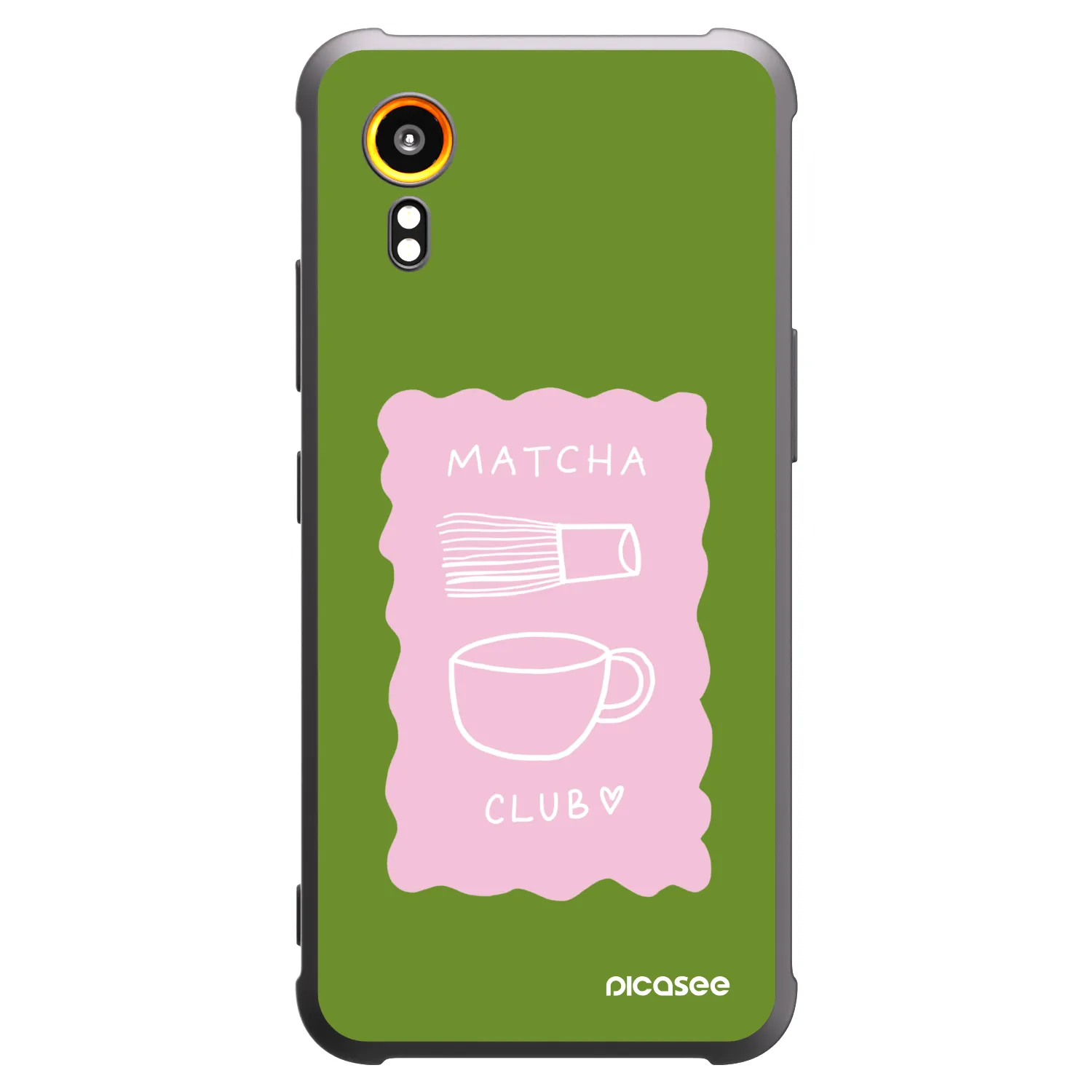Picasee silikonowe czarne etui na Samsung Galaxy XCover 7 - Matcha club