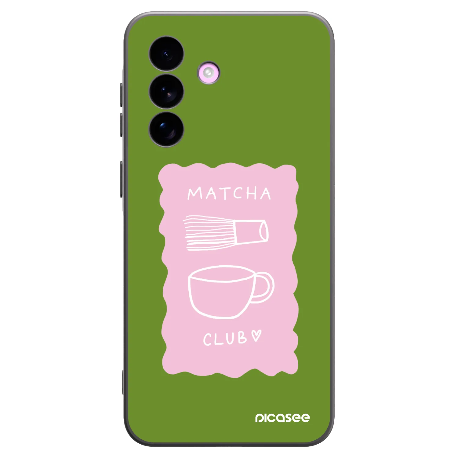 Picasee silikonowe czarne etui na Samsung Galaxy A57 5G - Matcha club