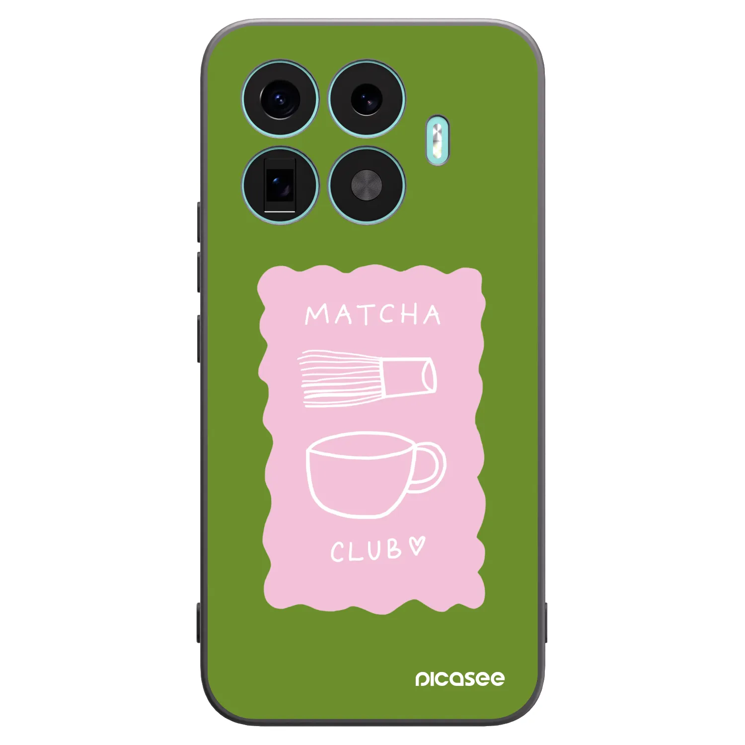 Picasee silikonowe czarne etui na Xiaomi 17T Pro - Matcha club
