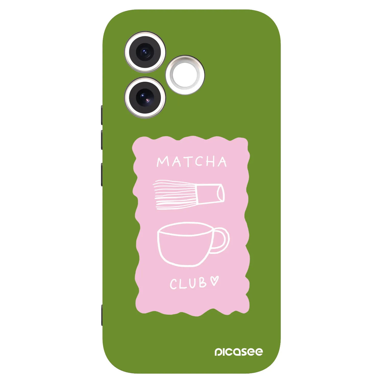 Picasee silikonowe czarne etui na Honor 600 Lite - Matcha club
