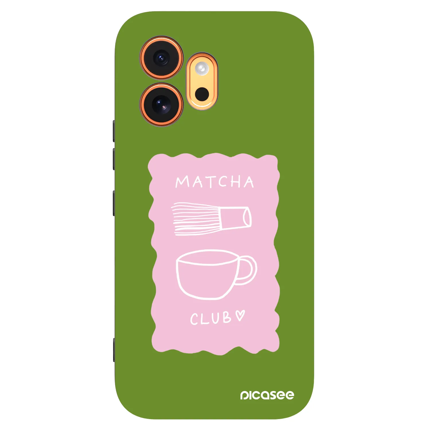 Picasee silikonowe czarne etui na Honor 600 - Matcha club