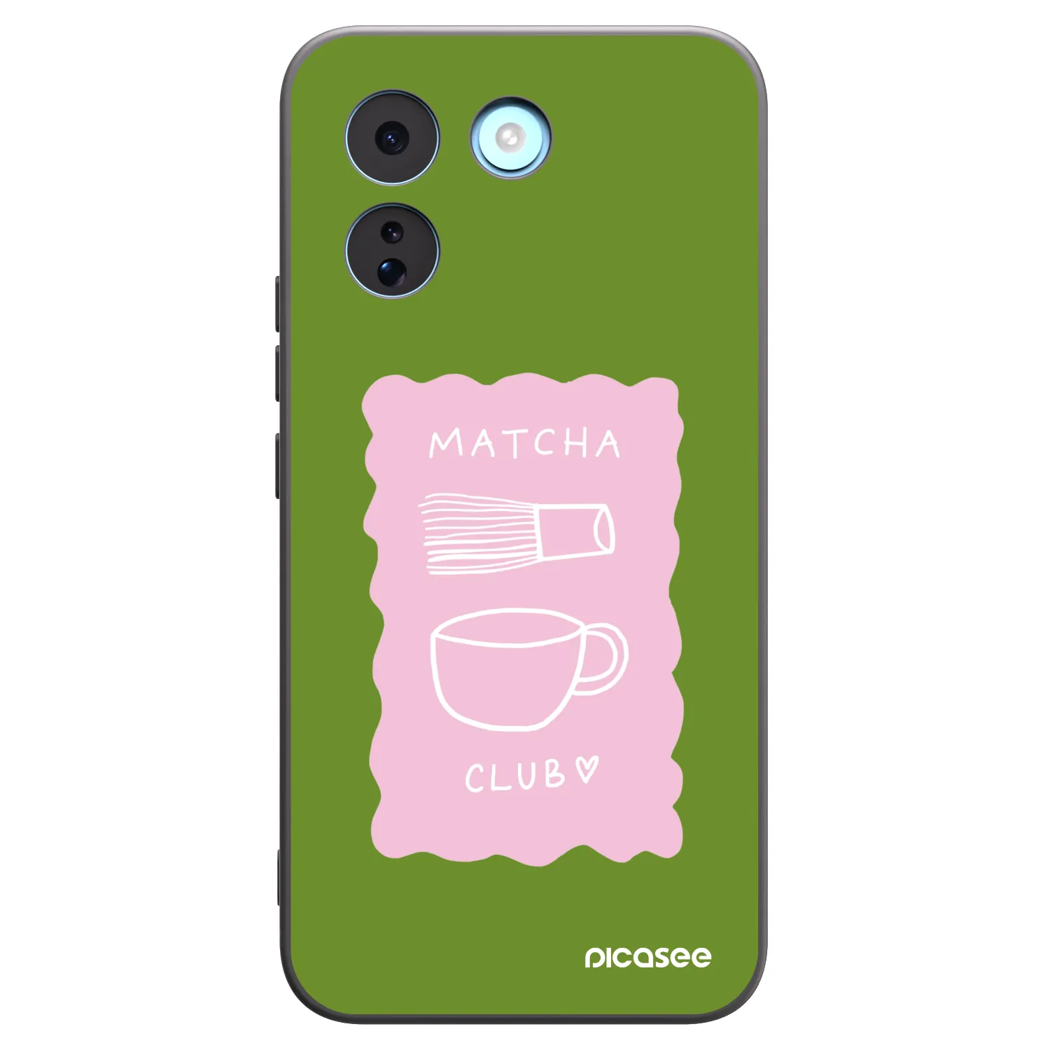 Picasee silikonowe czarne etui na Xiaomi Redmi Note 17 Pro MAX 5G - Matcha club