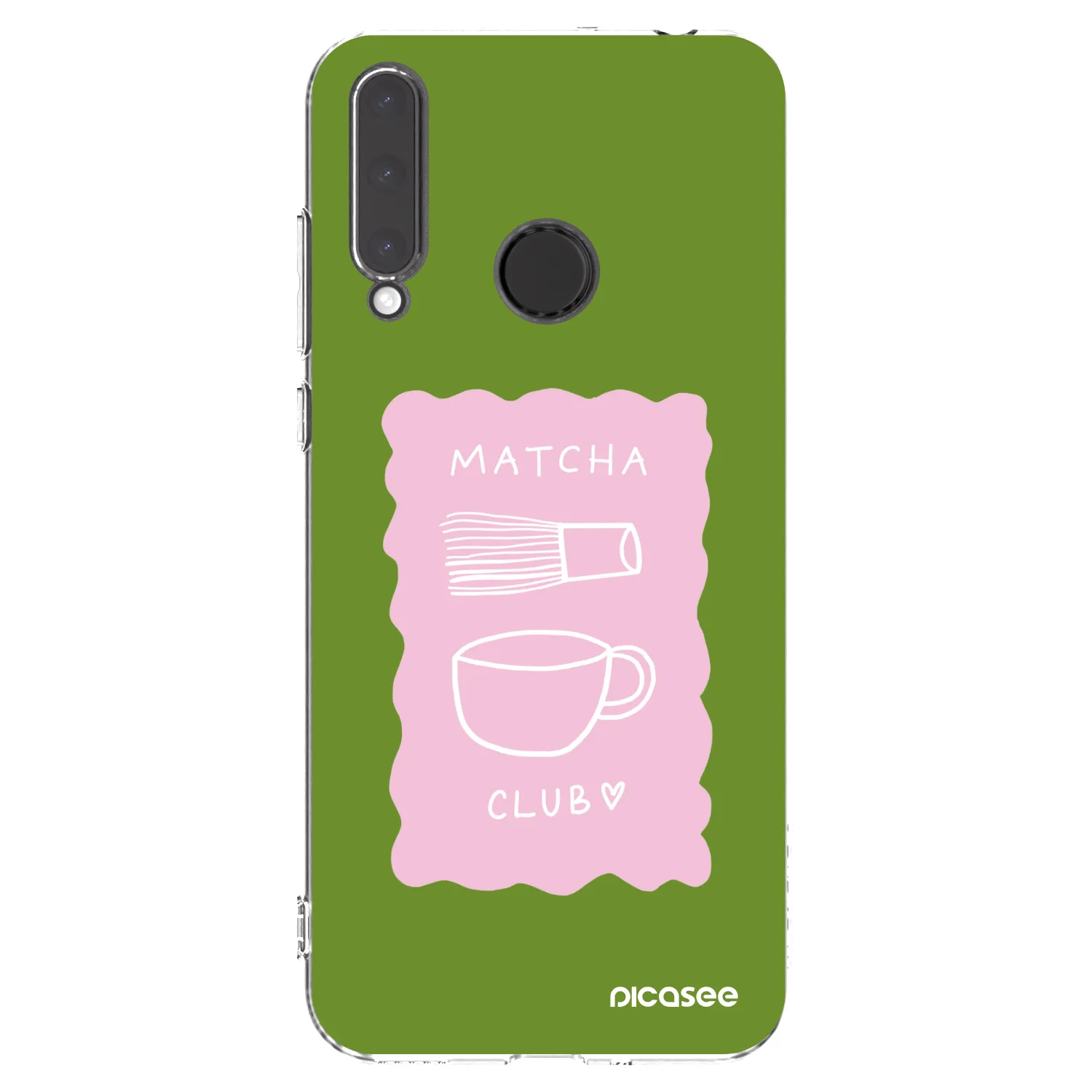 Picasee silikonowe przeźroczyste etui na Honor 20 Lite - Matcha club