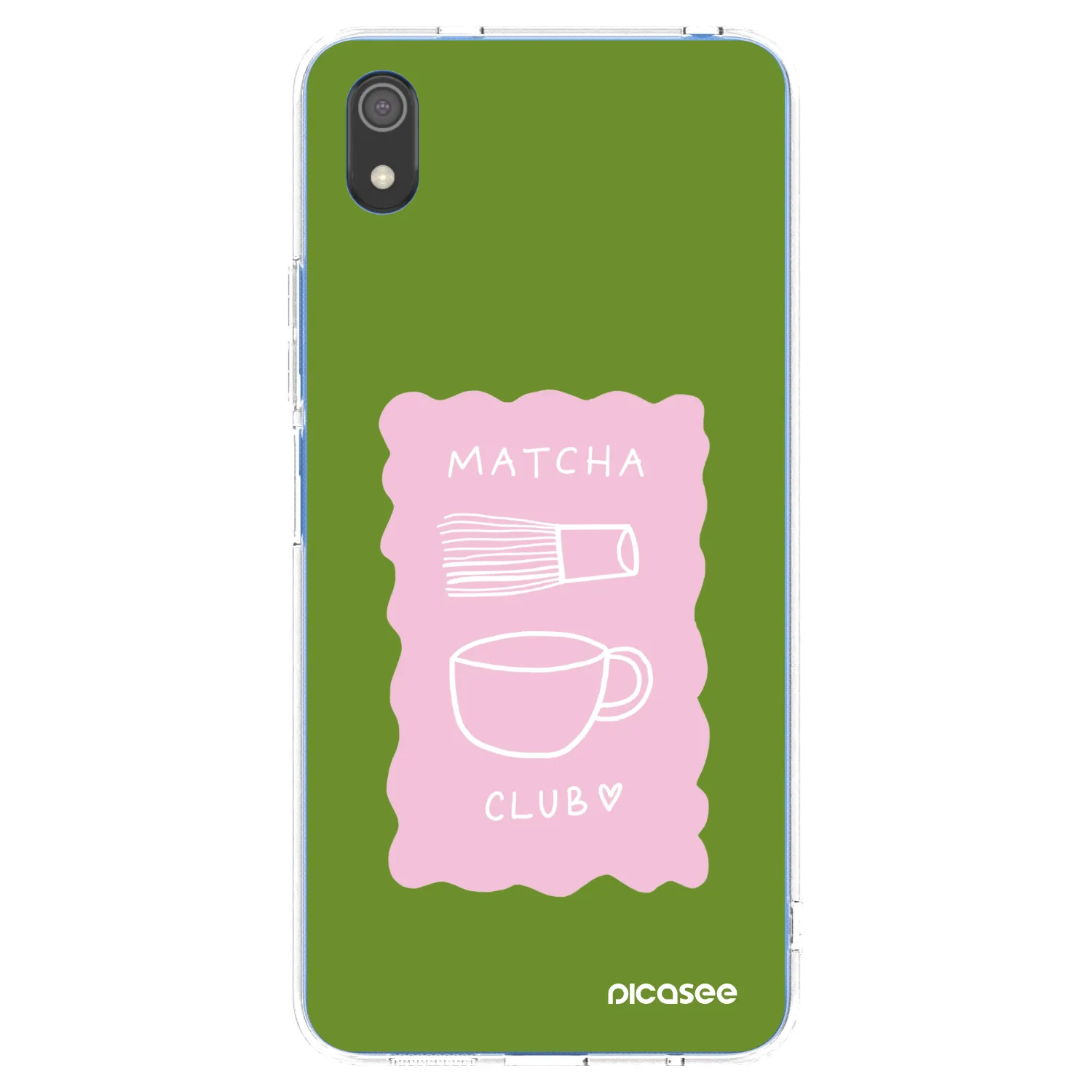 Picasee silikonowe przeźroczyste etui na Xiaomi Redmi 7A - Matcha club