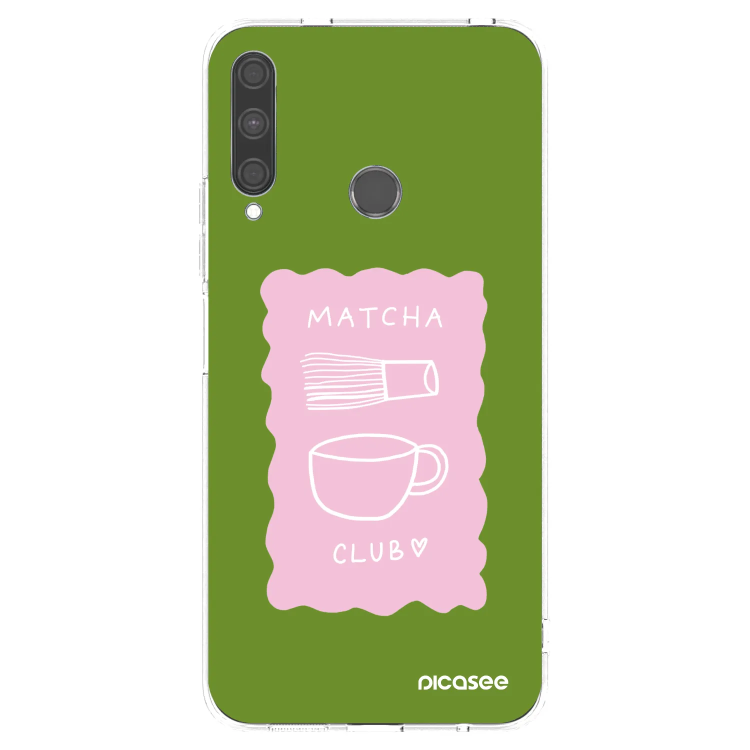 Picasee silikonowe przeźroczyste etui na Huawei P40 Lite E - Matcha club