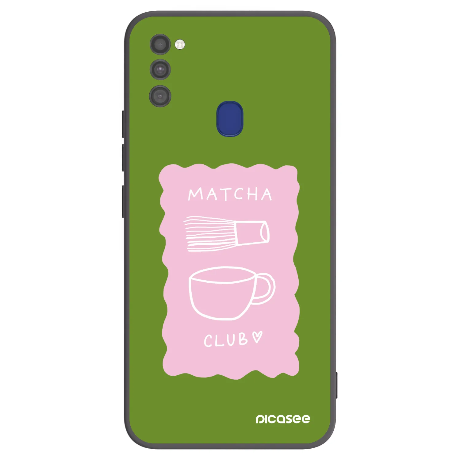Picasee silikonowe czarne etui na Samsung Galaxy M21 M215F - Matcha club