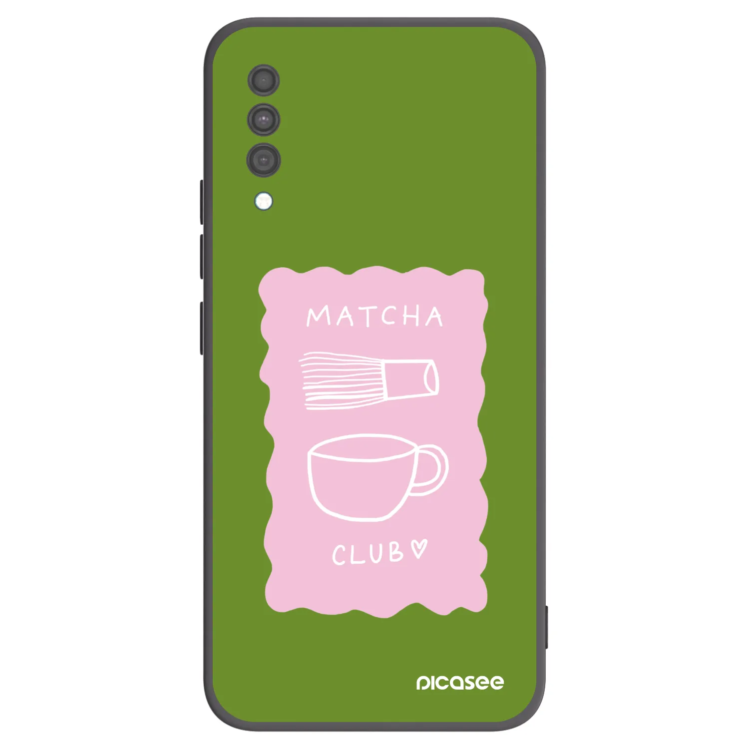 Picasee silikonowe czarne etui na Samsung Galaxy A30s A307F - Matcha club