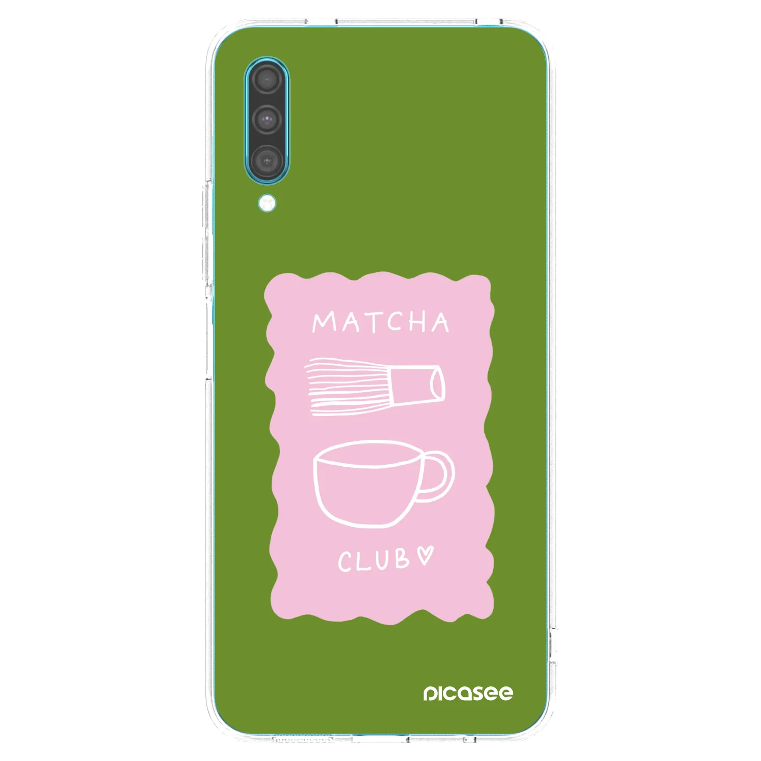 Picasee silikonowe przeźroczyste etui na Samsung Galaxy A30s A307F - Matcha club