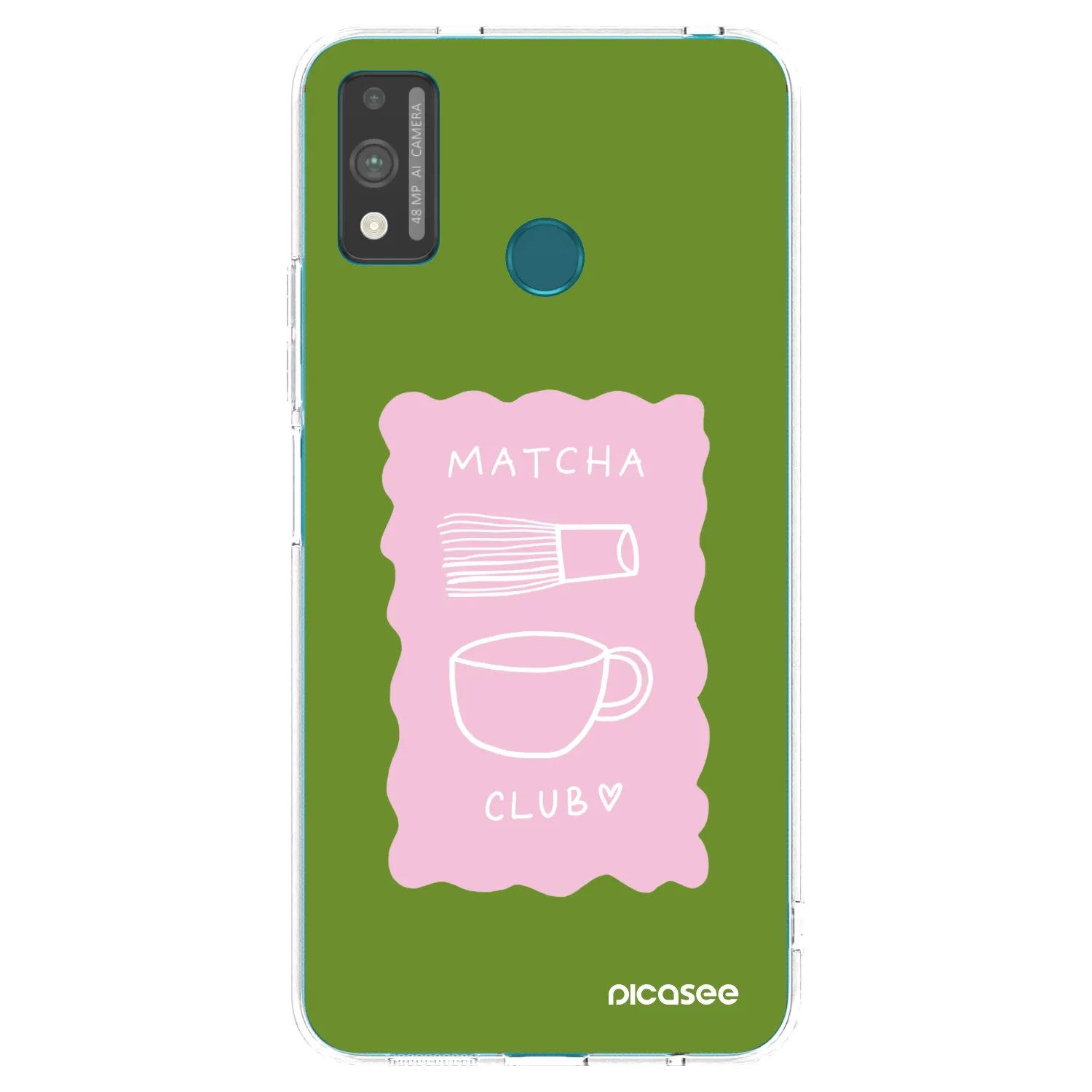 Picasee silikonowe przeźroczyste etui na Honor 9X Lite - Matcha club