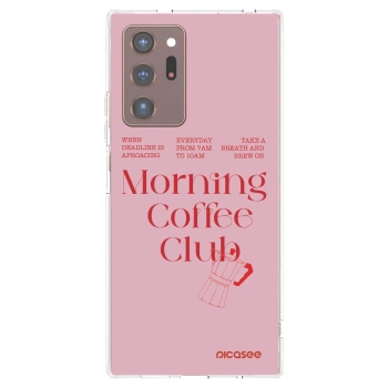 Picasee silikonowe przeźroczyste etui na Samsung Galaxy Note 20 Ultra - Morning