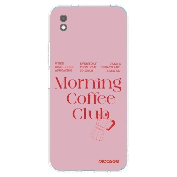 Picasee silikonowe czarne etui na Xiaomi Redmi 9A - Morning