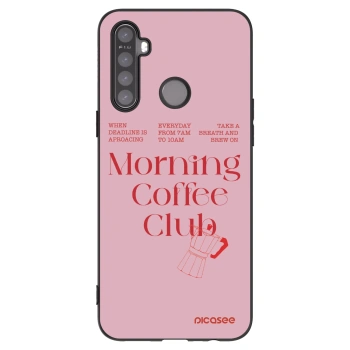 Picasee silikonowe czarne etui na Realme 6i - Morning
