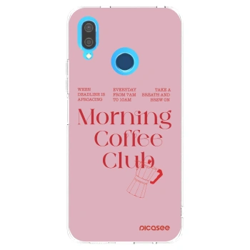 Picasee silikonowe przeźroczyste etui na Huawei P20 Lite - Morning