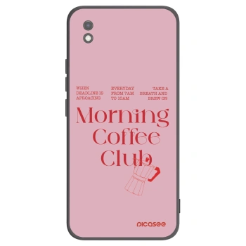 Picasee silikonowe czarne etui na Xiaomi Redmi 9AT - Morning